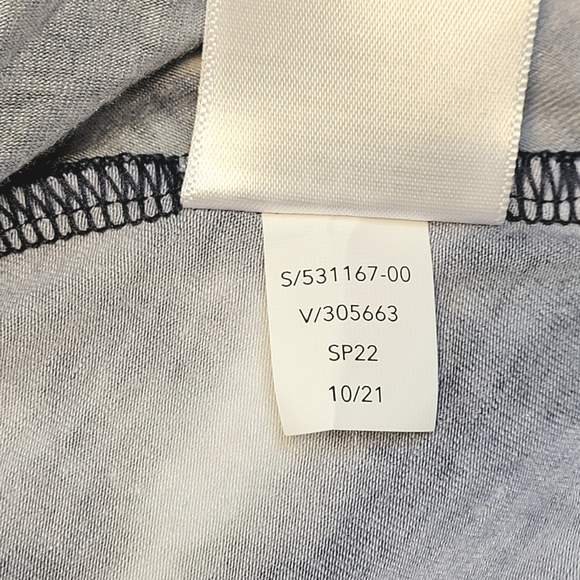 Athleta Santorini Thera Tie Dye Blue Striped Dress Size S Sleeveless Flare - Picture 8 of 11